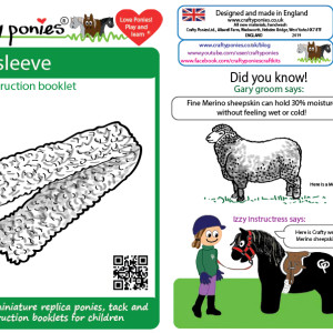 Crafty Ponies- Numnah and Girth Sleeve set