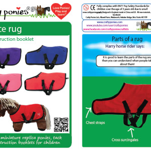 Crafty Ponies- Fleece Blanket