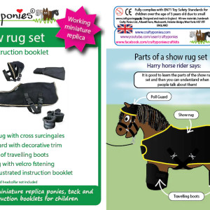 Crafty Ponies- Show rug set